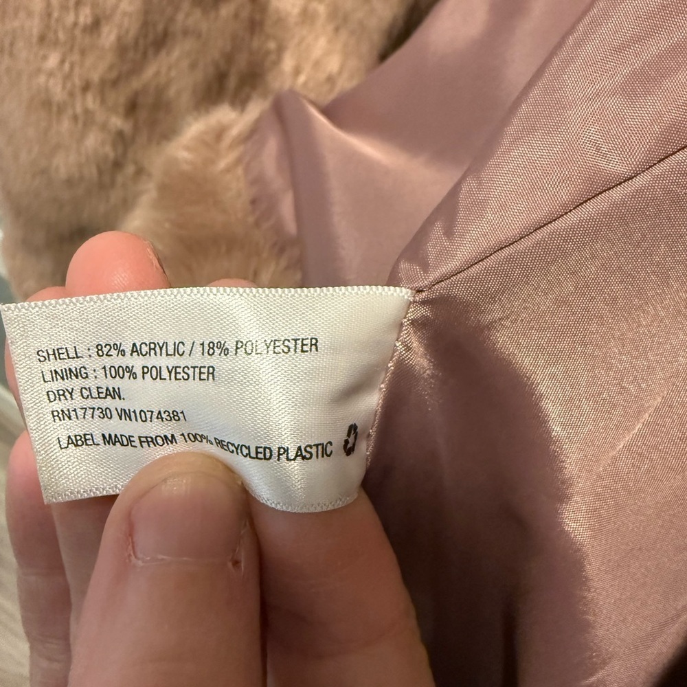 Pinkish Faux Fur Coat by A New Day - Picture 6 of 6